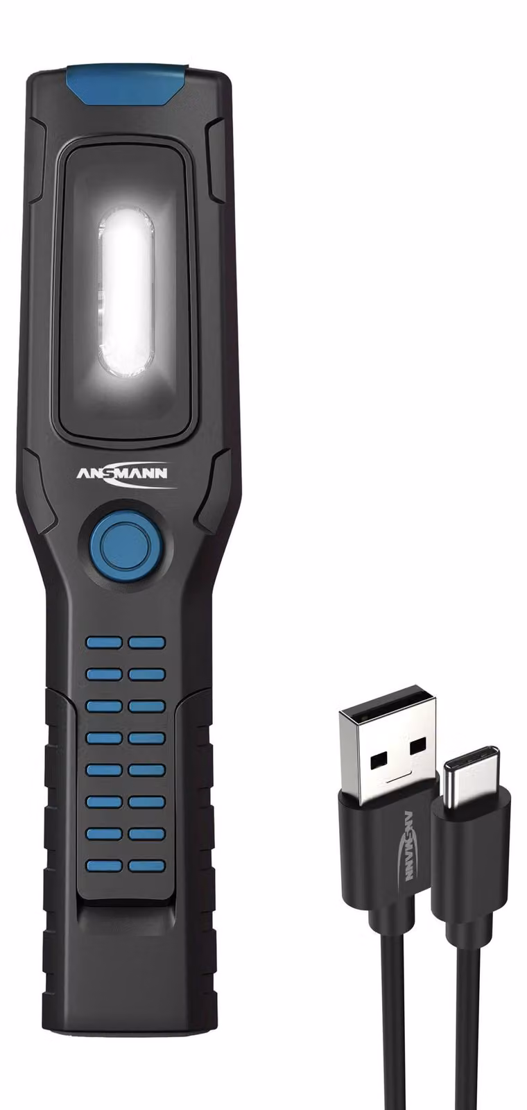 Ansmann IL300R Torcia a mano nera LED