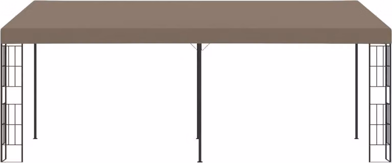 Gazebo a Parete 6x3 m Talpa in Tessuto