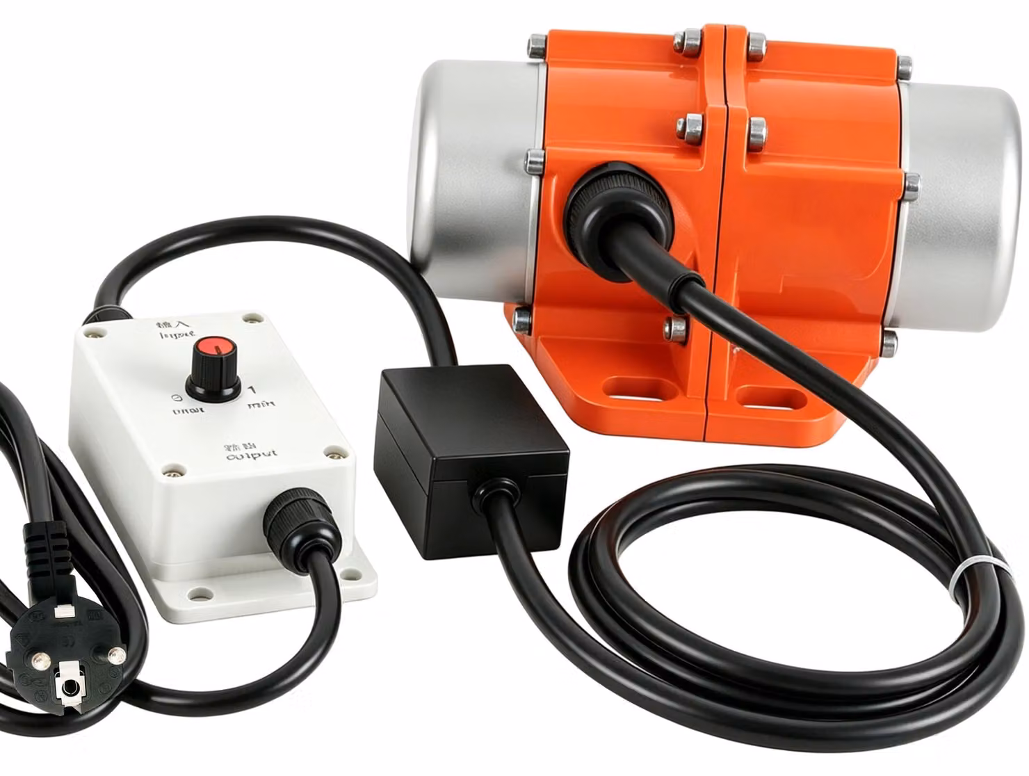 Motore trifase 220V, 120W, 0-3000 giri/minuto, con spina