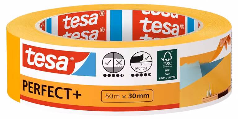 Tesa 56537-00000-01 tesa Malerband Perfect+ 50m x 30mm