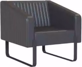 Sessel Couch Polster Sitz Designer Textil 1 Sitzer Couchen Polyester Modern