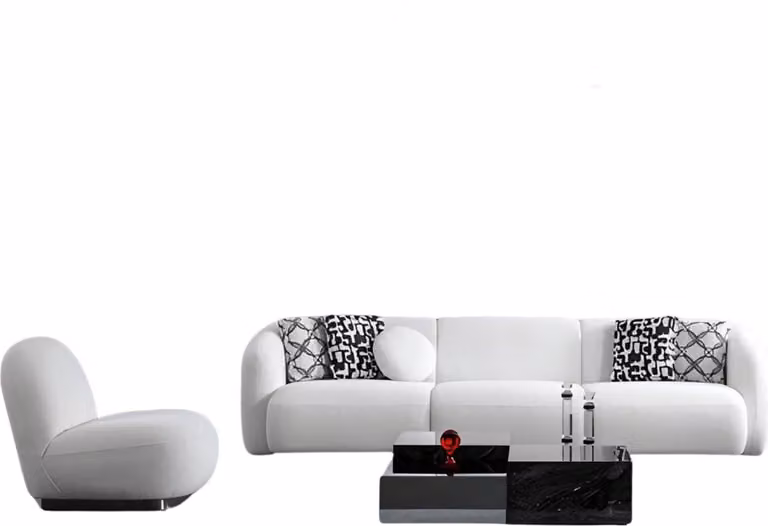Wohnzimmer Einrichtung Sofagarnitur 4+1 Sitzer Couch Sessel 3tlg. Set