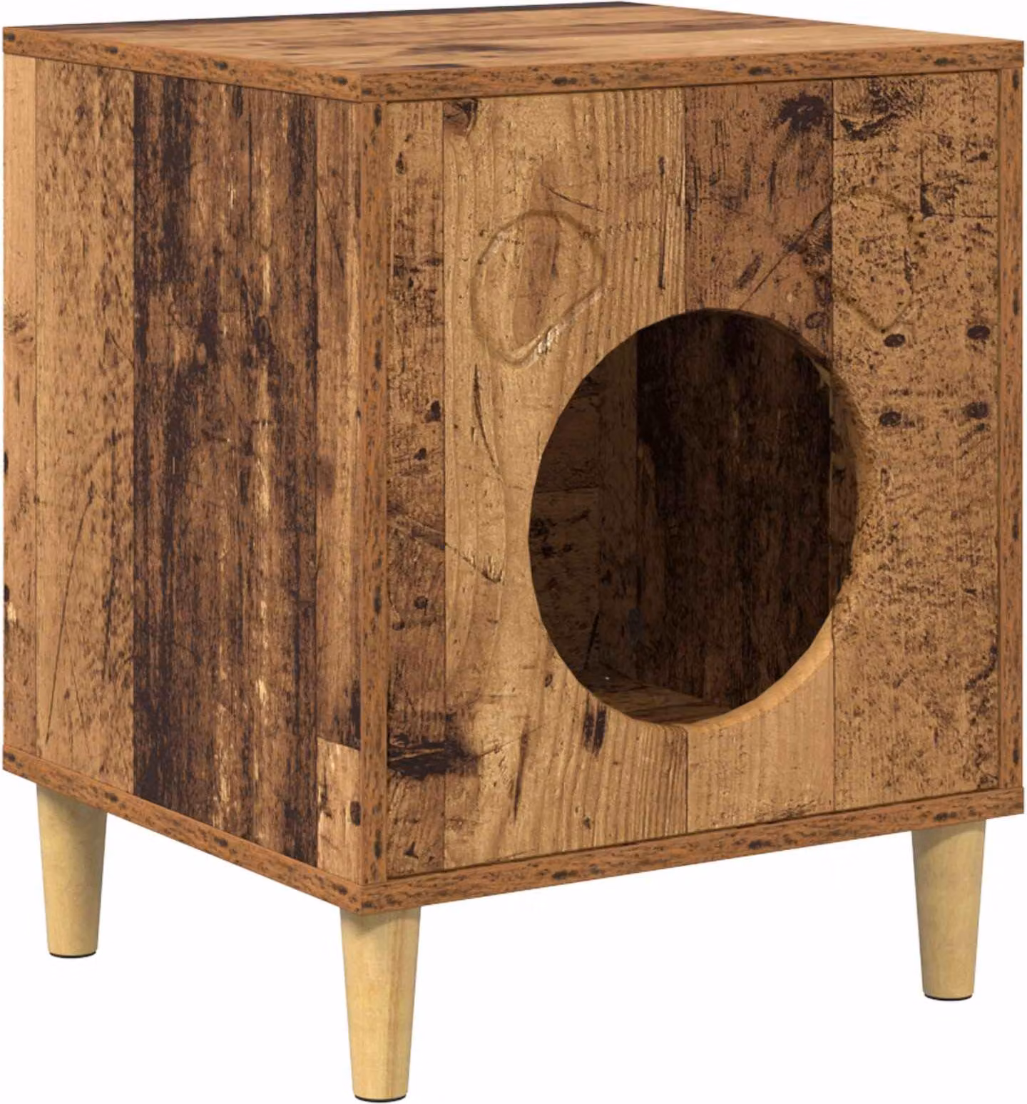 Casa per Gatti Legno vecchio 42,5 x 40 x 53 cm