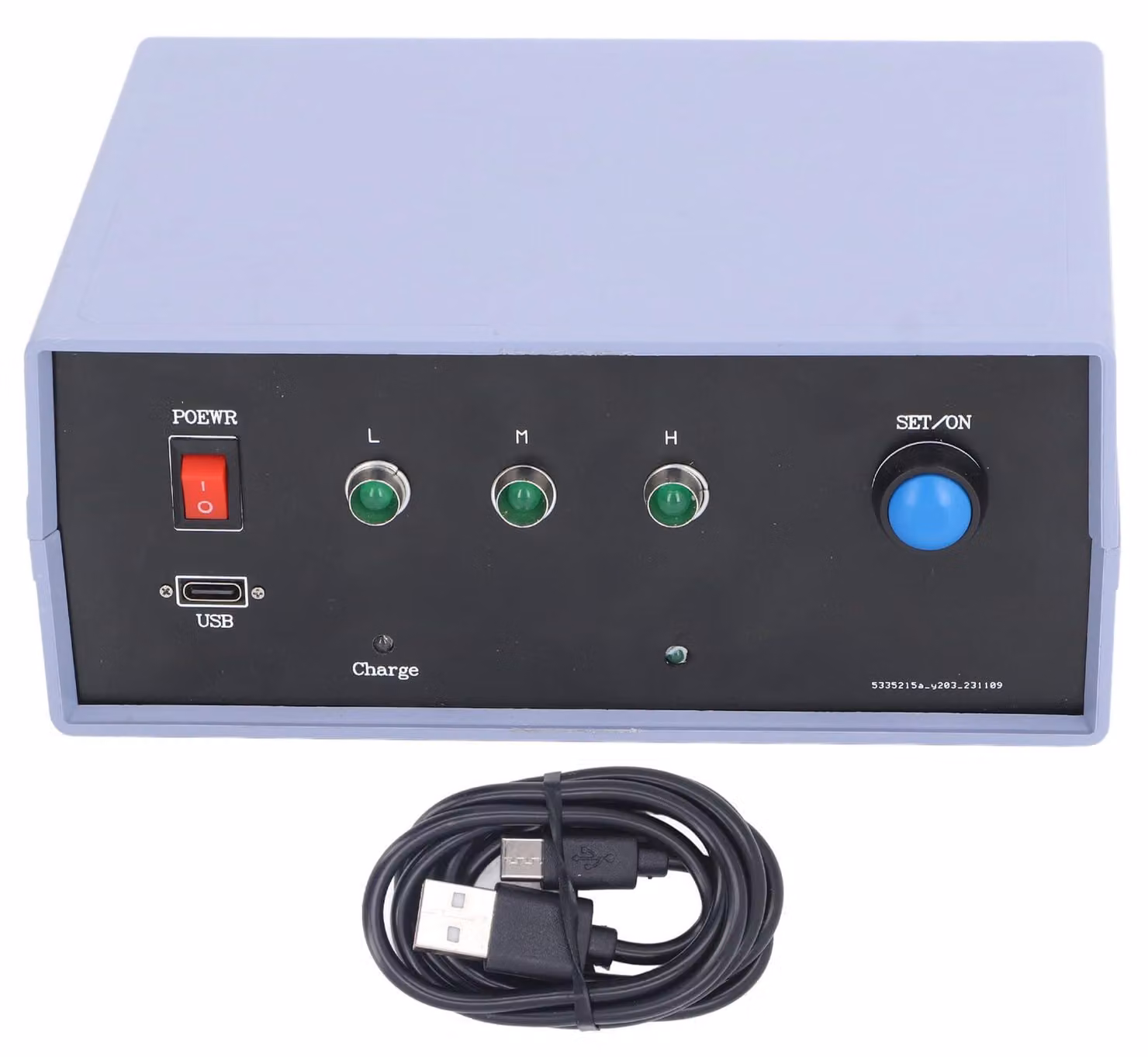 Generatore di frequenza con ricarica di tipo C, 5 V, 4000 mAh, realizzato in ABS