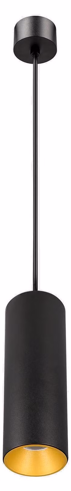 Lampada a sospensione LEDS C4 Play - 8,6 W, bianco caldo, 706 lm, Negro/Oro, trasparente