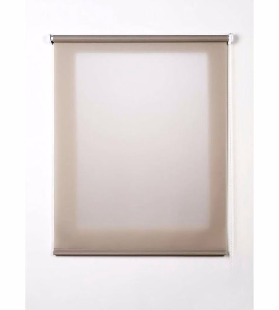 STOR PLANET Tenda a Rullo Traslucida Sabbia 160x180 cm per Interni