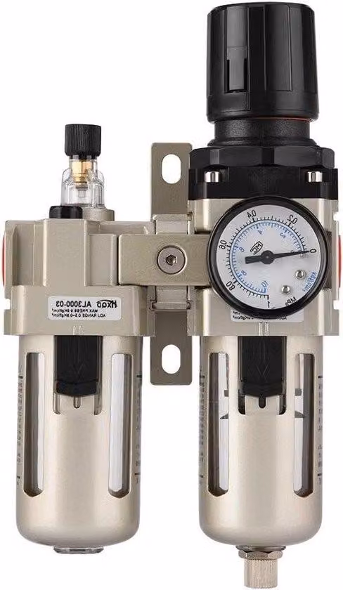 Trattamento dell'aria: separatore d'olio, separatore d'acqua e regolatore di pressione da 3/8 di pollice - Accessori per compressori