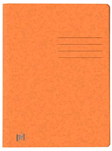 Oxford Cartellina portadocumenti formato A4, in cartone, 25 pezzi, colore: arancione