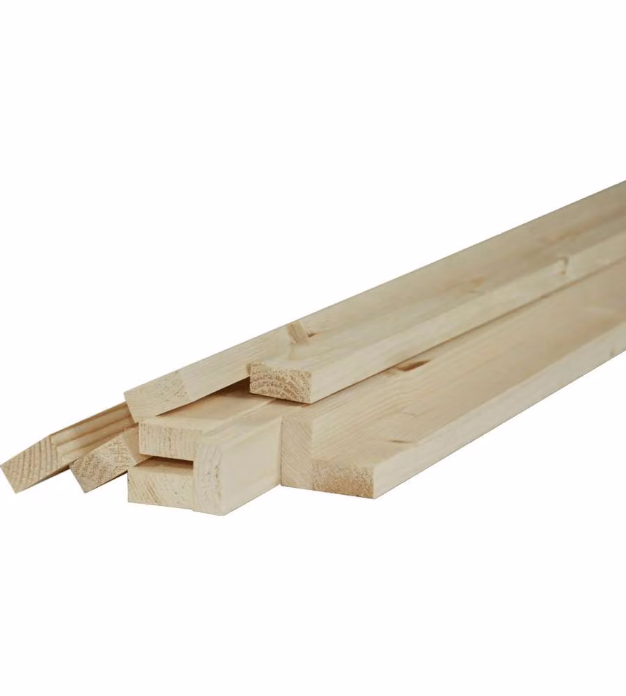 Pircher Listello in Abete Piallato 15x30x2000 mm per Fai da Te e Bricolage