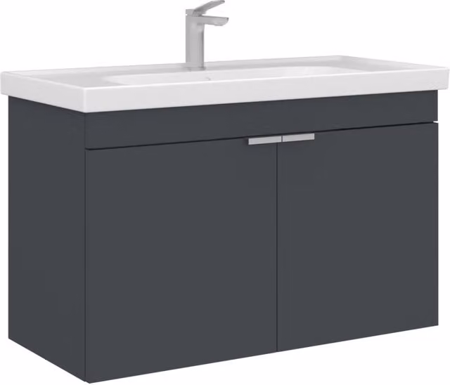 Mobile lavabo "Desna 90" - 90 x 45 x 58 cm - Antracite opaco