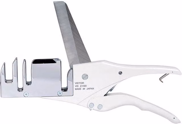 Sistema di canalizzazione taglia canalina Vecamco Modello VICTOR CUTTER colore bianco