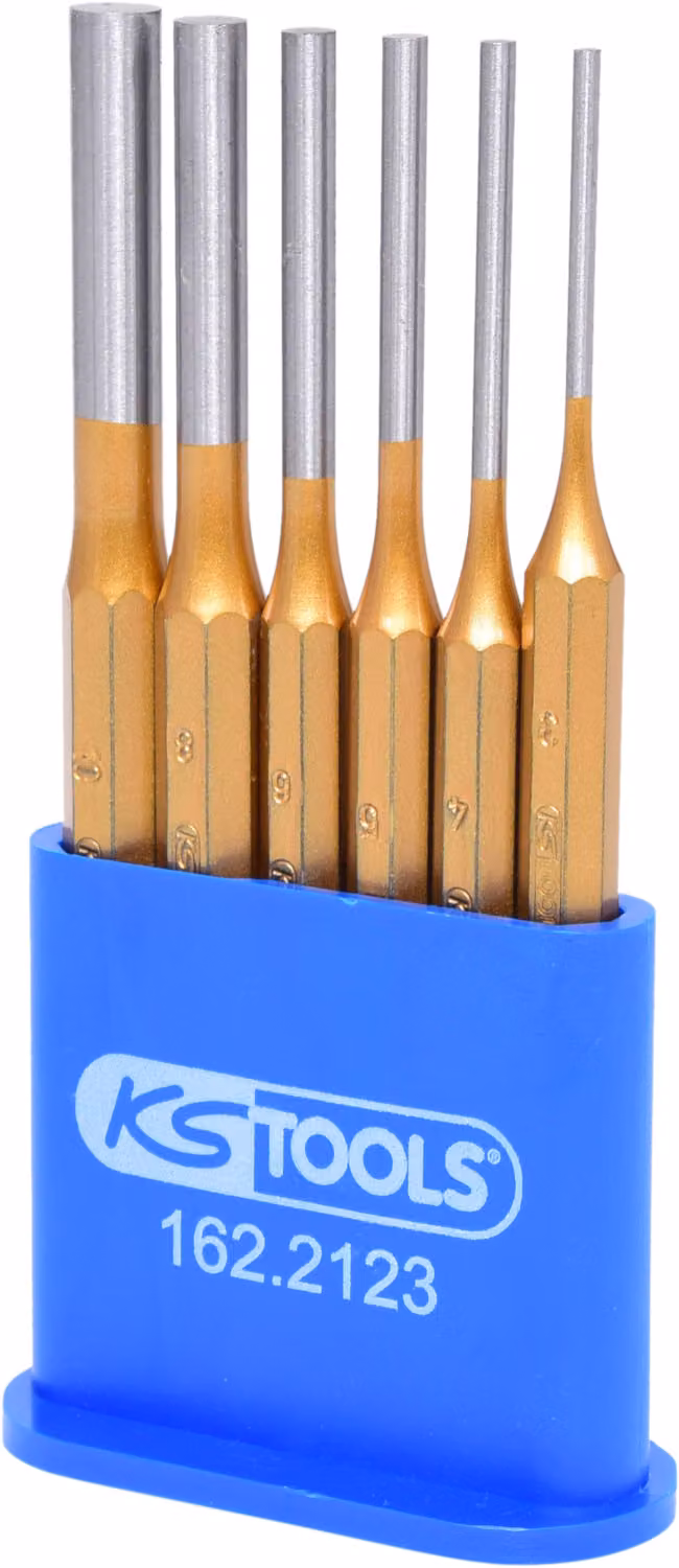 KS TOOLS Set di punzoni per spine, 6 pezzi Ø3-4-5-6-8-10mm ( 162.2123 )