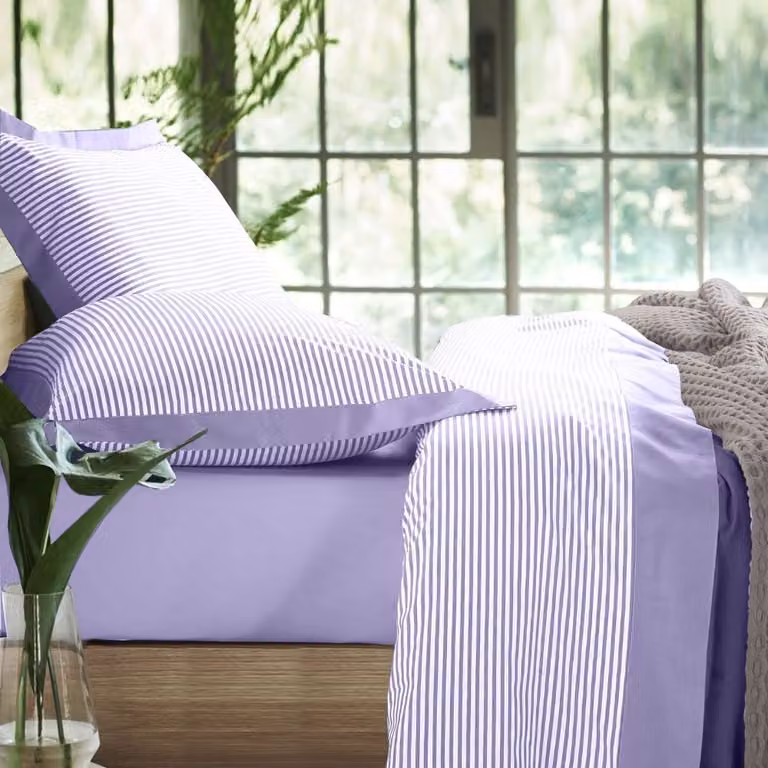 Set completo lenzuola VEGA Viola 180x300 cm