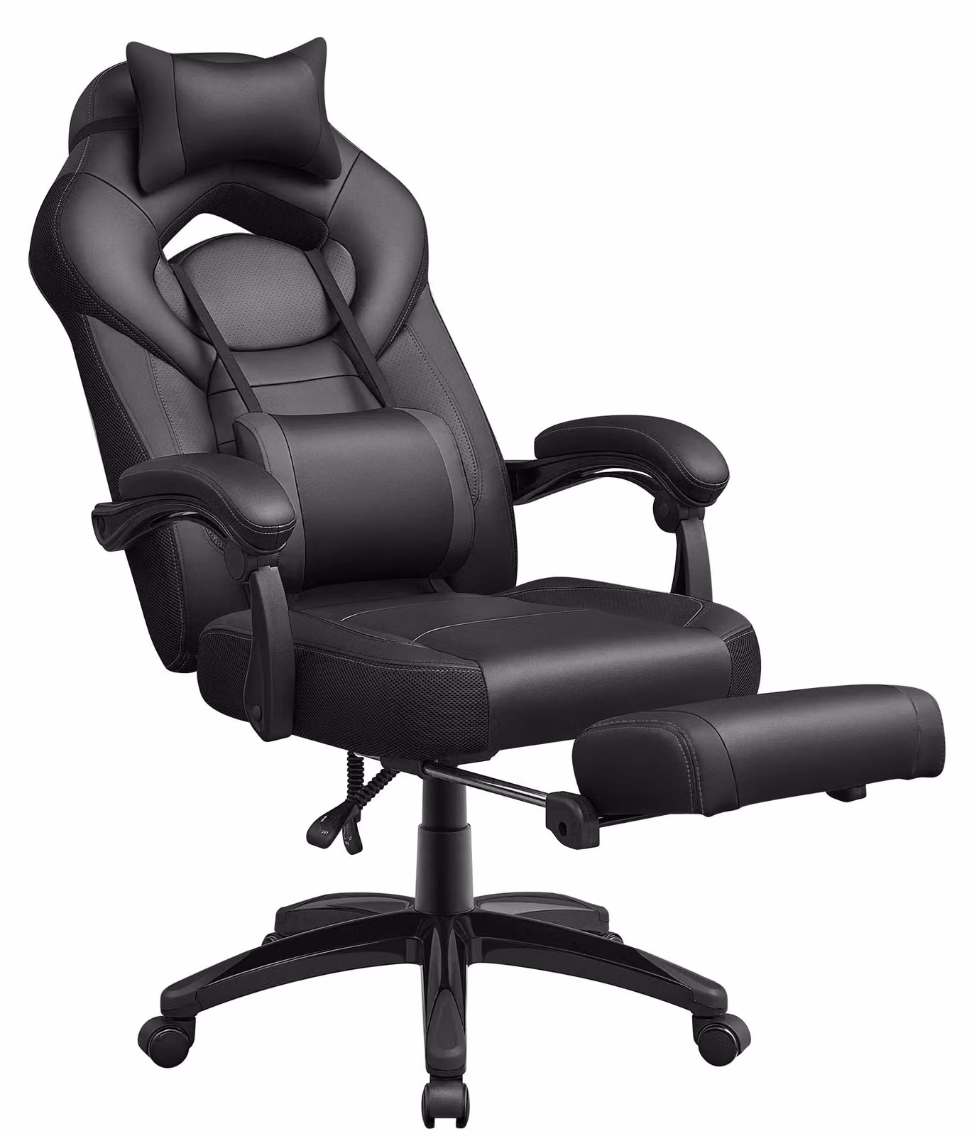Sedia da ufficio - Sedia ergonomica - Sedia per ufficio - Sedia da gaming - Schienale regolabile - Ecopelle