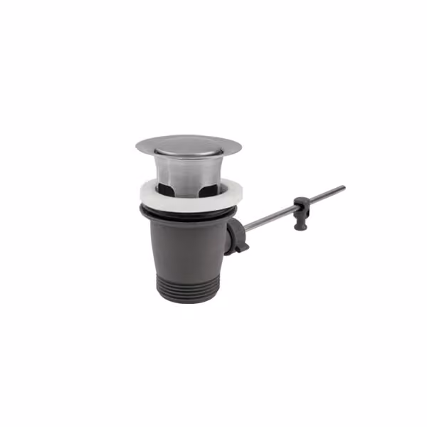 Piletta con scarico acciaio inox Vema TIBER STEEL P000523 - Satinato
