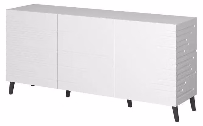 Comodino NOVA 155x40x72 bianco opaco