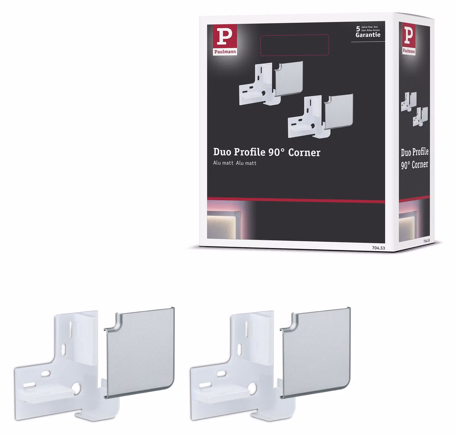 Paulmann Duo Profil 90° Corner 2er Pack