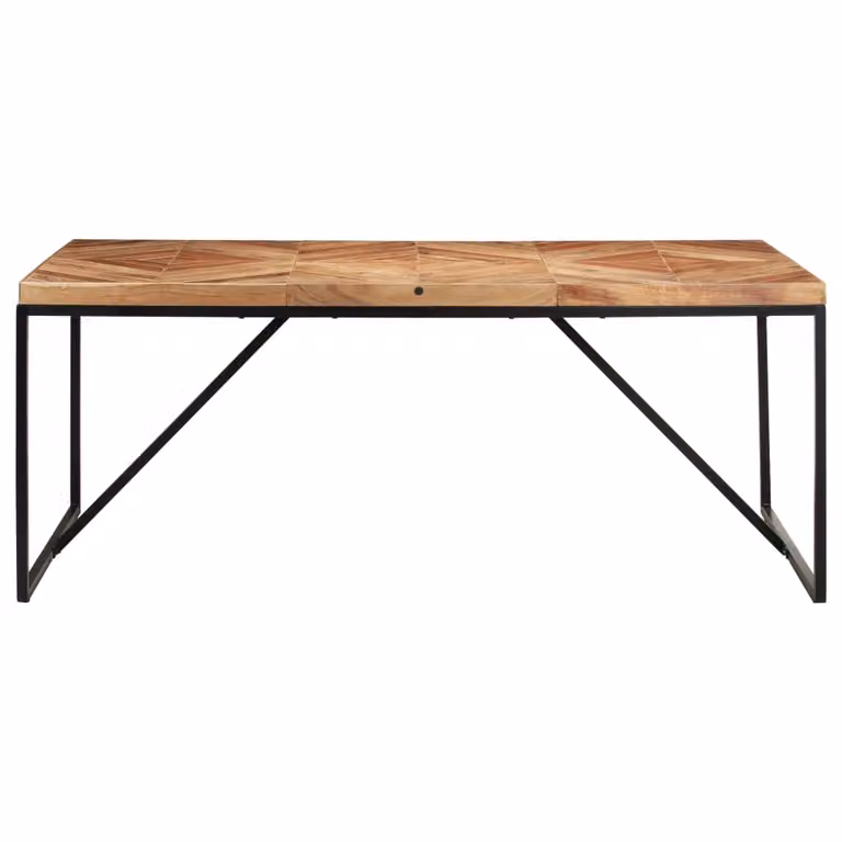 SYFAX™ Tavolo da Pranzo 180x90x76 cm Legno Massello di Acacia e Mango