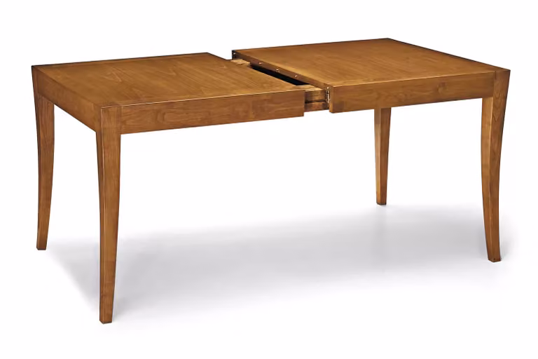 Tavolo allungabile rettangolare in legno massello di noce color marrone Mobili 2G L/P/H: 180 x 90 x 78 cm