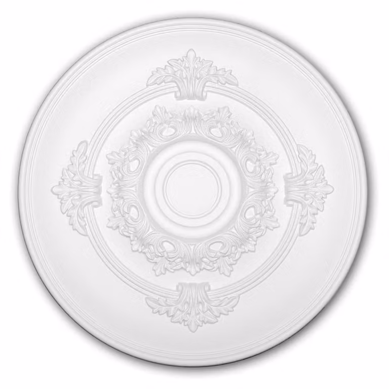 Rosone da soffitto Profhome 156049 stile neo impero Ø 34,6 cm
