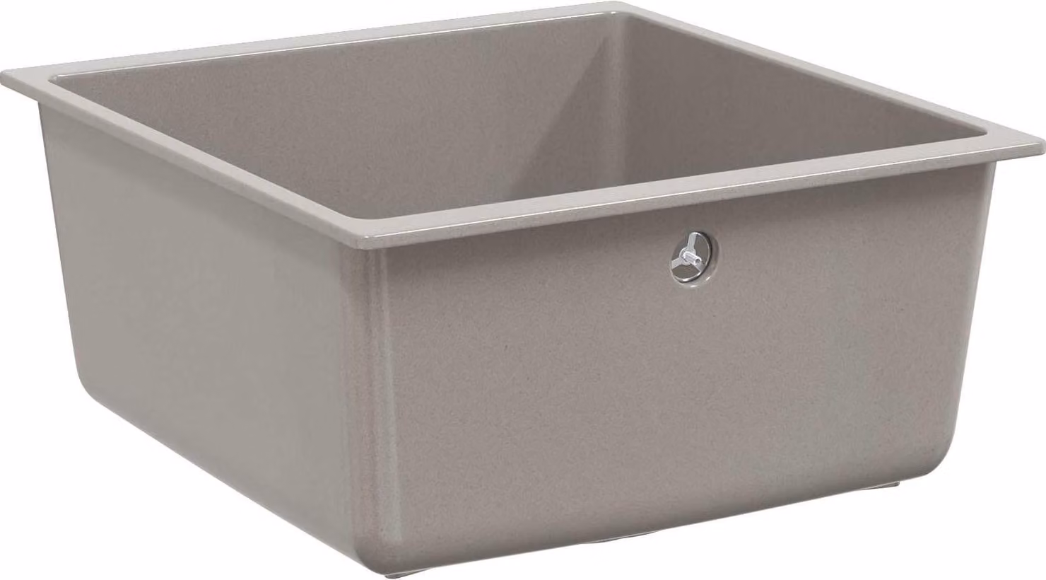 Lavello Grigio 430 x 460 mm 80% Quarzo e 20% Resina
