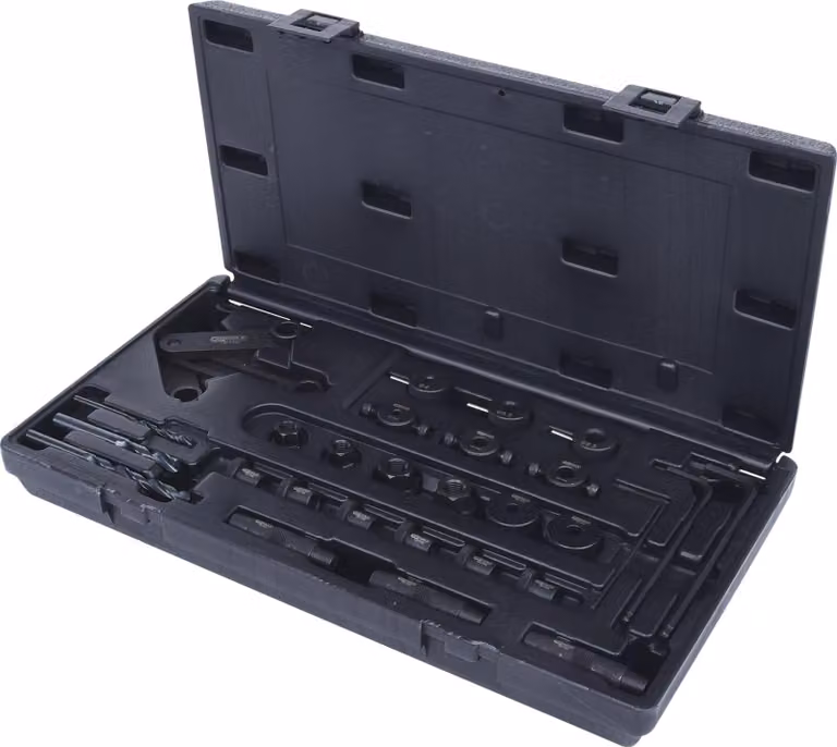 KS TOOLS Set di maschere per la foratura della testa del cilindro 28 pezzi - 150.7040