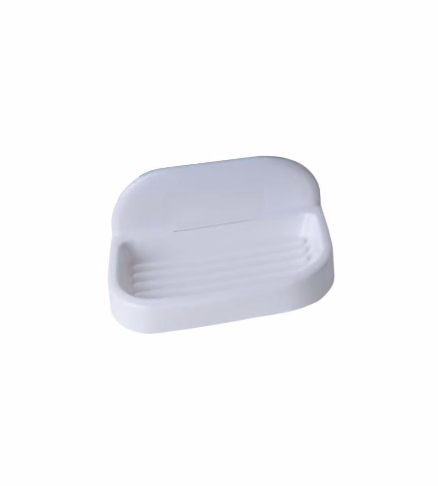 Xtra Portasapone da Muro - Bianco - 15x9.5 cm