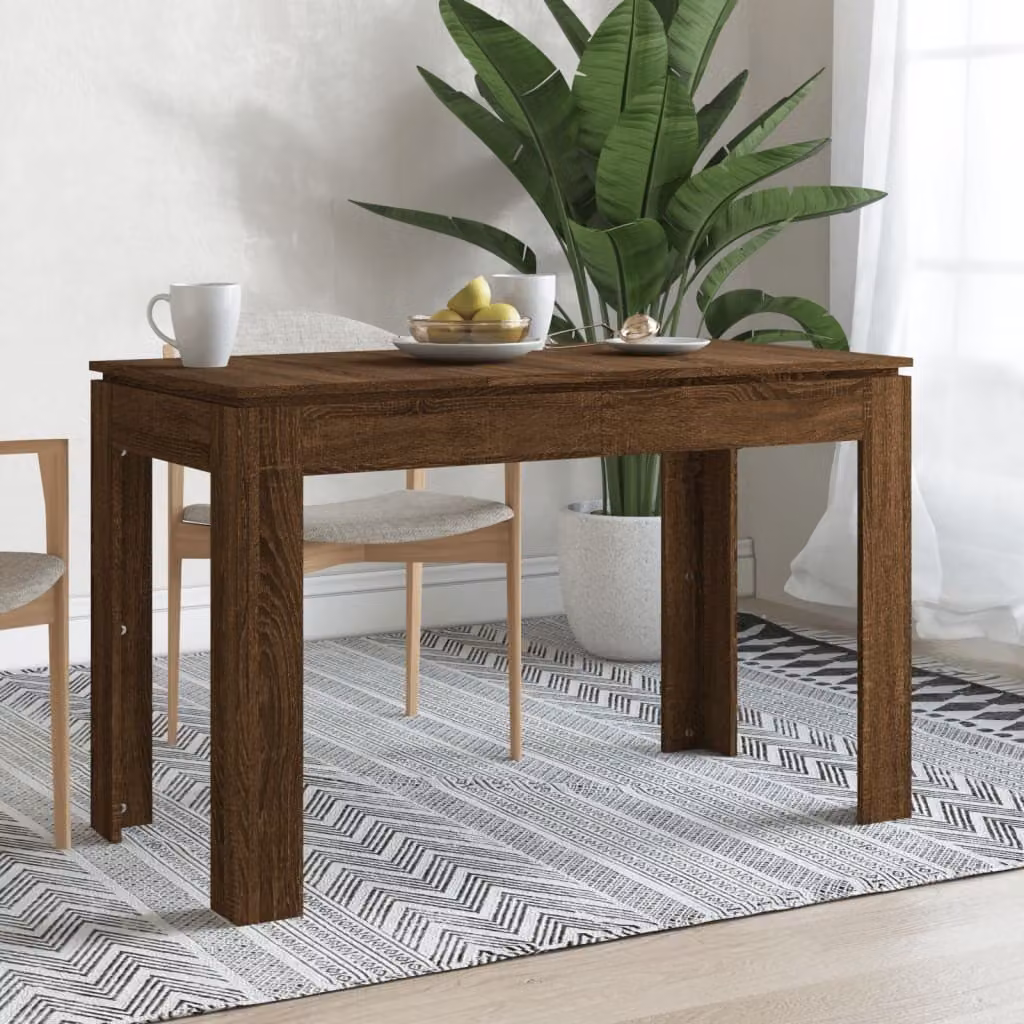 Maison Exclusive - Tavolo da pranzo effetto rovere marrone 120x60x76 cm Materiale ligneo