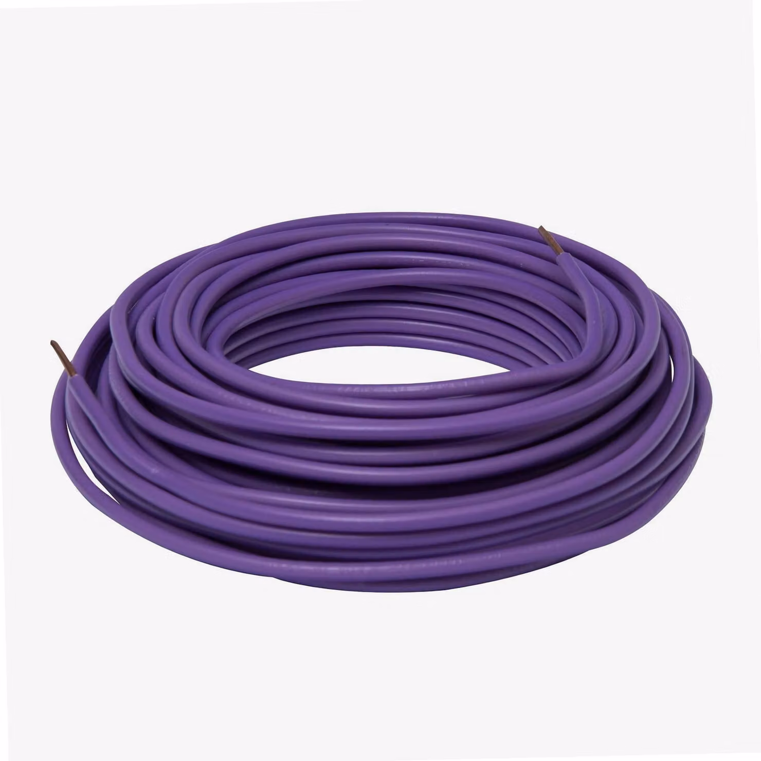 Cavo elettrico HO7V-U, sezione 1,5 mm², colore viola, lunghezza 10 metri