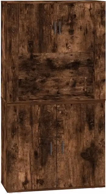 Credenza | Madia | Buffet da pranzo | Armadio da pranzo Rovere Fumo in Legno Multistrato