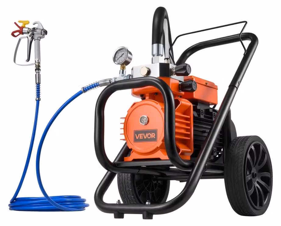 Spruzzatore a pressione senza aria da 2000 W - 22,75 MPa - Tubo flessibile ad alta pressione da 10 metri