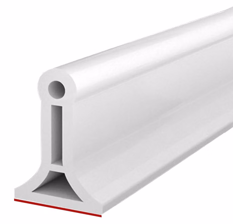 Barriera per doccia in silicone, striscia di separazione impermeabile, 200 cm