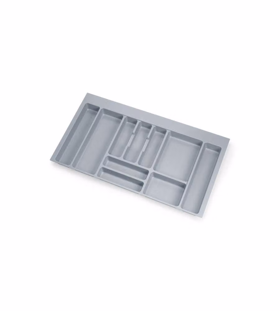 Emuca Portaposate da Cucina - Grigio - 900mm