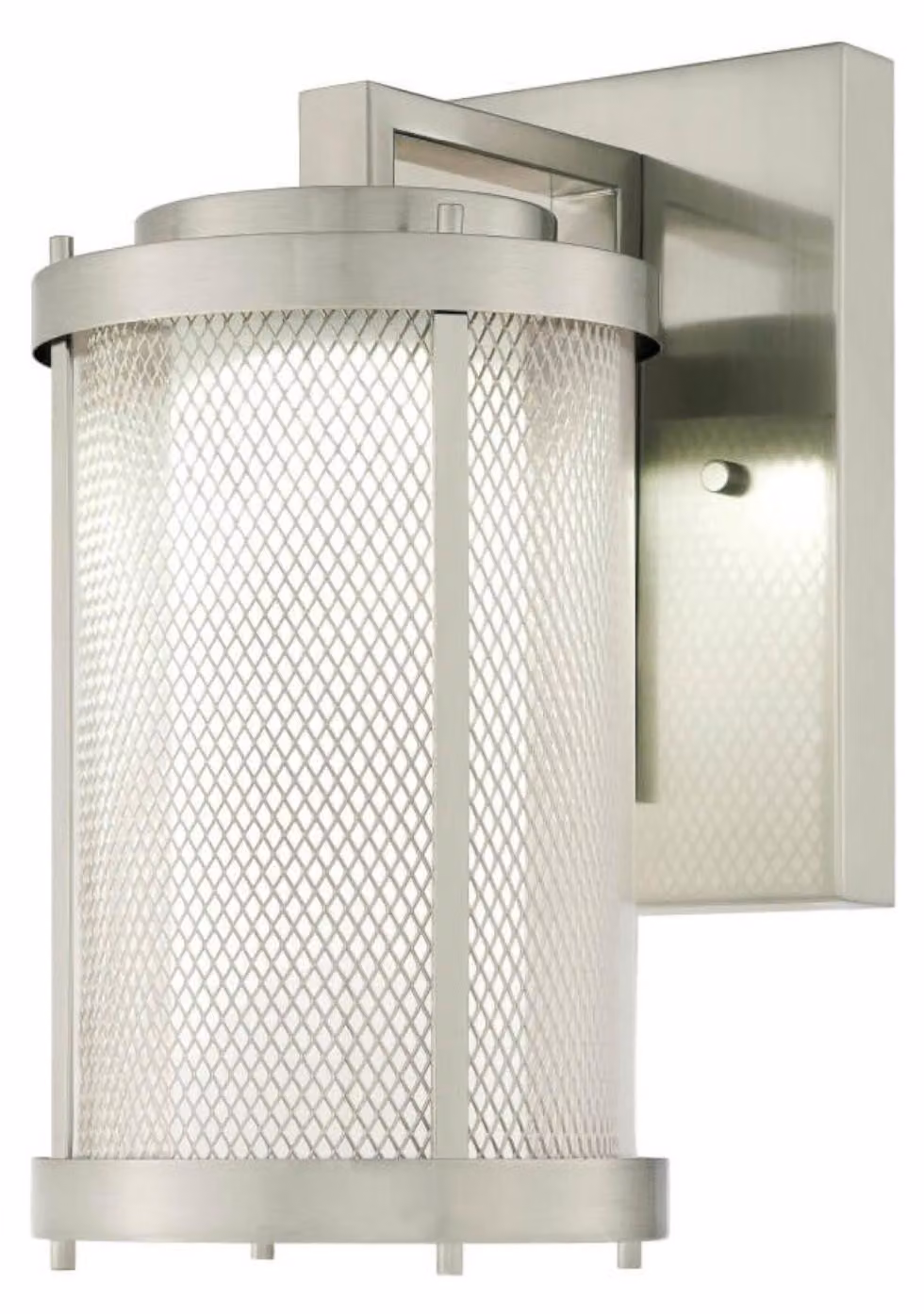 Applique da esterno a LED dimmerabile Skyview in nichel