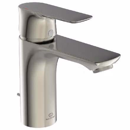 Ideal Standard Connect Air, miscelatore per lavabo con sporgenza di 112 mm A7021GN Silver Storm