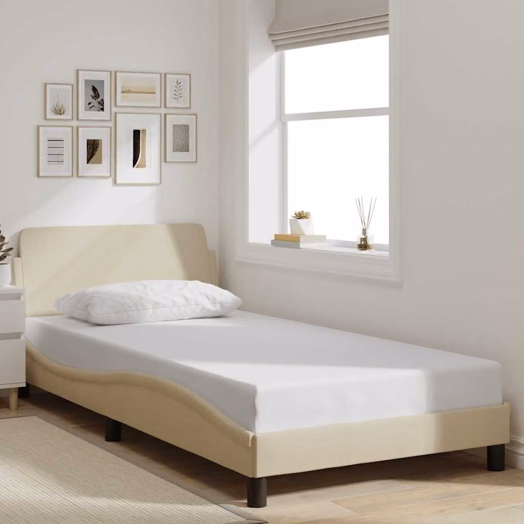 Giroletto vidaXL Dover in tessuto beige L 100 x P 200 cm