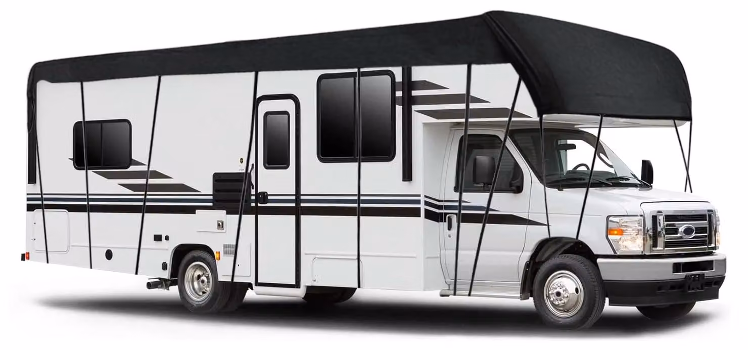 Telo copri-caravan, dimensioni 6,5 x 3 metri, con protezione UV e impermeabile