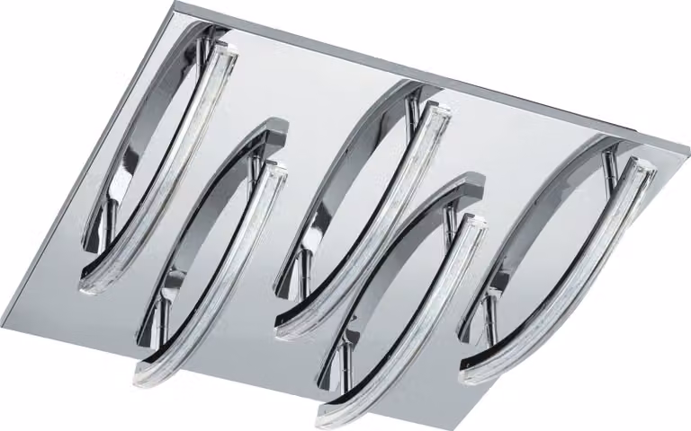 Eglo 96095 Pertini LED plafoniera 5x4,3W acciaio alluminio cromo