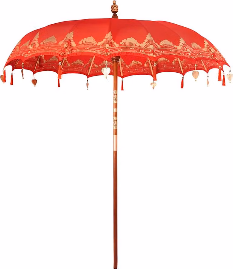 Parasol Balinese Rosso 215 x 215 x 260 cm