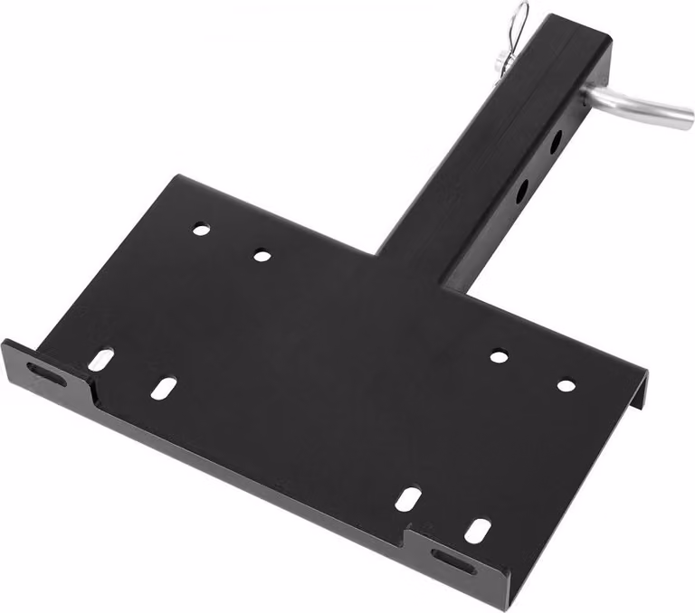 Piastra di montaggio per verricello per rimorchio 50,8 mm - Carico del ricevitore 6803 kg - Montaggio robusto per rimorchi