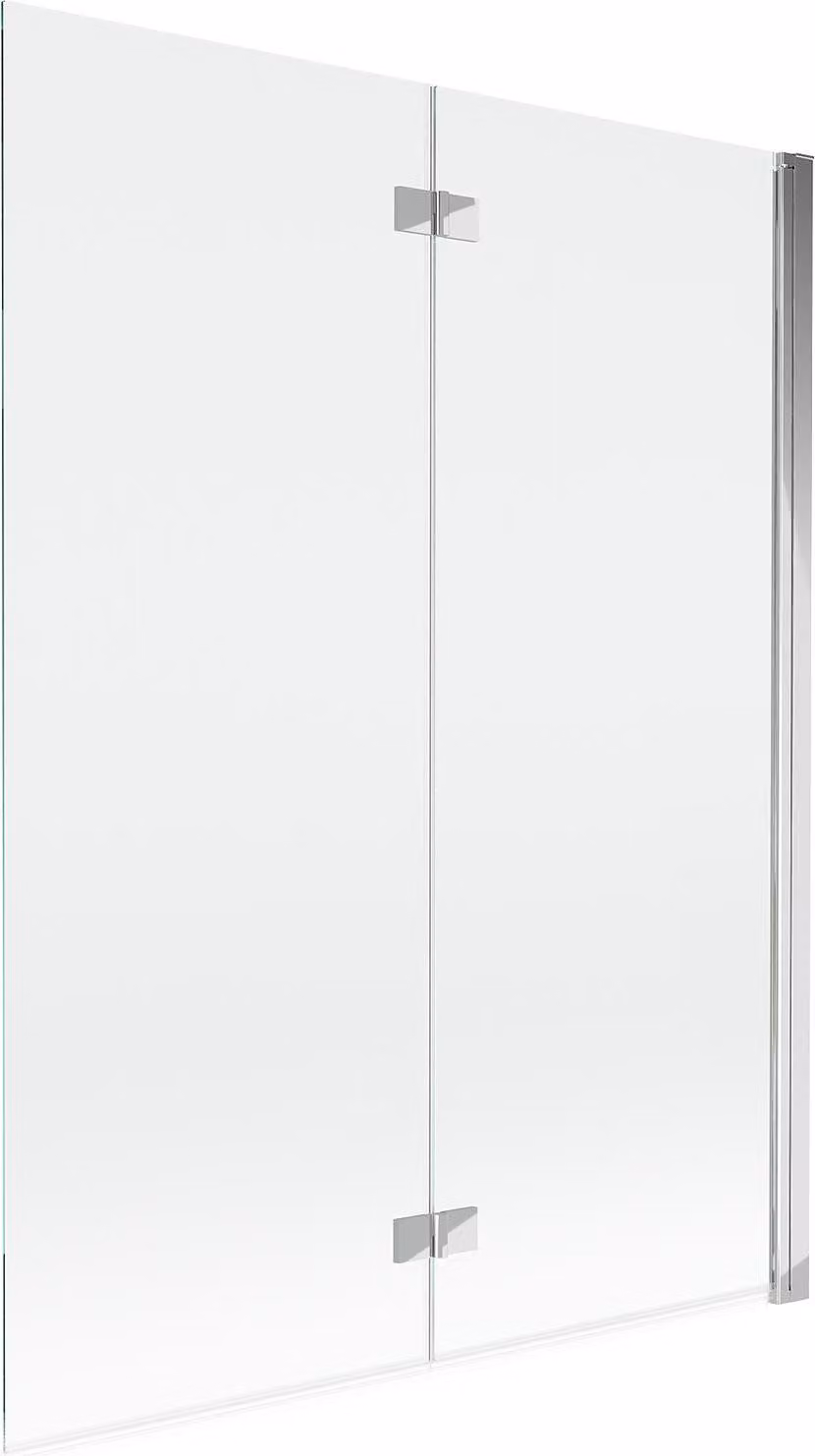 Mexen Mist paratia da doccia 2 ante destra 130 x 150 cm, trasparente, cromo - 8A9-130-002-01-00-P