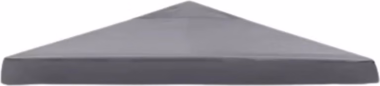 Tetto per tenda da festa - Grigio - 3x3 m - Tetto di ricambio per tenda - Padiglione - Impermeabile