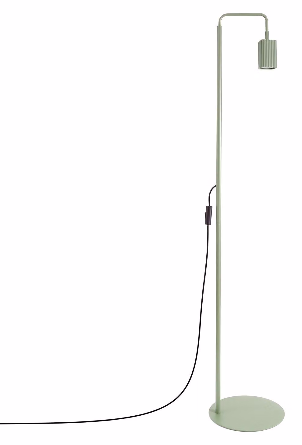 Lampada da terra RAYO 1 verde salvia 1xGU10 10W alluminio 160x30x30cm Sollux Lighting