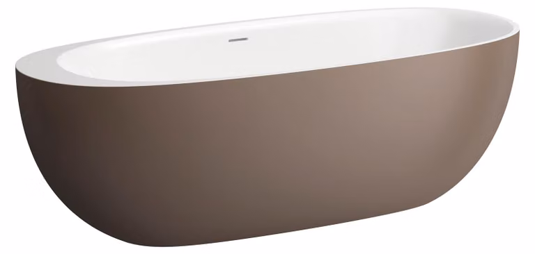 LAUFEN ILBAGNOALESSI Baignoire, en pose libre, en fonte minérale, 1850x800x440mm, H2209721660001, H2209721660001