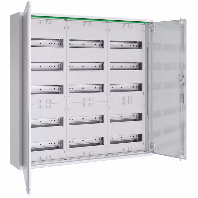 Distributore industriale AP 160 mm. 3x5 file - Quadro di distribuzione a parete 800 mm ABNRM305R01