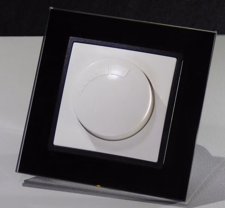 7842 Abelka Nuovo nero VETRO 1x Dimmer LED 250 Volt