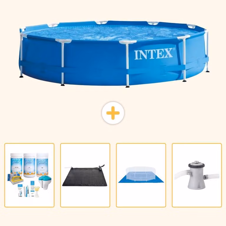 Piscina autoportante rettangolare - 305x76 cm - 5 pezzi - Modello S20996