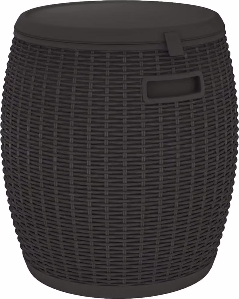 Contenitore da Giardino 4 in 1 Polipropilene Nero