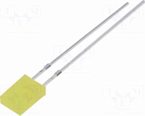 5 LED, 45-68 mcd, 150°, giallo, 2 x 4,95 x 6,96 mm, ad angolo retto, 20 mA, OSY5JA71F4B, diodi LED