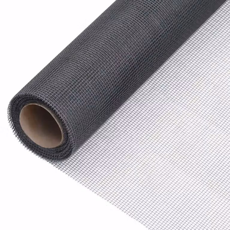 vidaXL Zanzariera in Fibra di Vetro Grigia L: 100 cm, P: 500 cm
